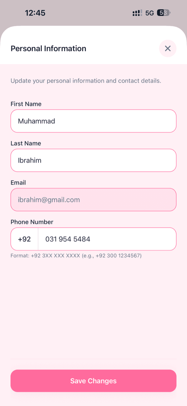 EDIT INFO
